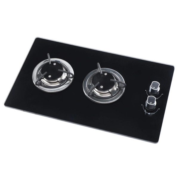 Газовая варочная панель GR-B004, двухконфорочная, 500х300 мм